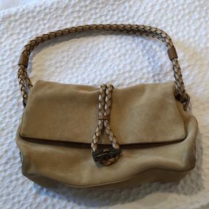 Burberry suede handbag